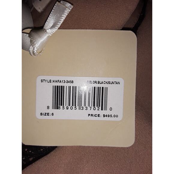 NWT Haute Hippie Sz 6 Embellished Lace Sheath Dress $495 - Picture 3 of 8